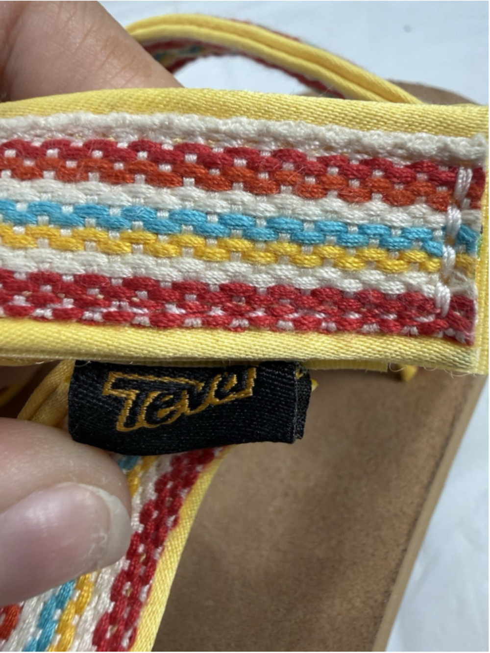 Teva Midform Universal Woven Sandals Coconut/Tanzine Women's Size 9 Medium - Picture 10 of 16